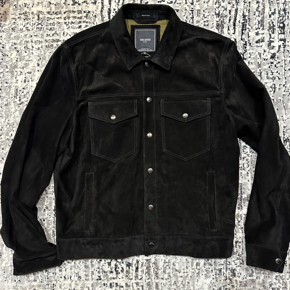 Todd Snyder Men’s Dylan Suede Trucker Jacket NWT